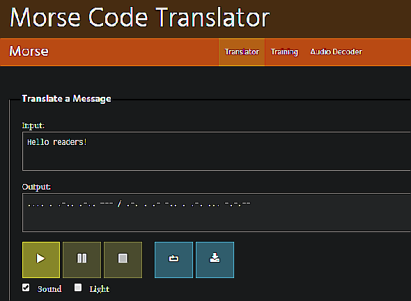Traducteur de code Morse