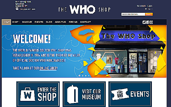 Procurez-vous la marchandise Doctor Who à la boutique Who Shop