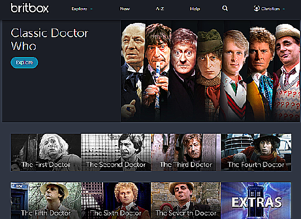 Regardez Doctor Who en ligne avec Britbox