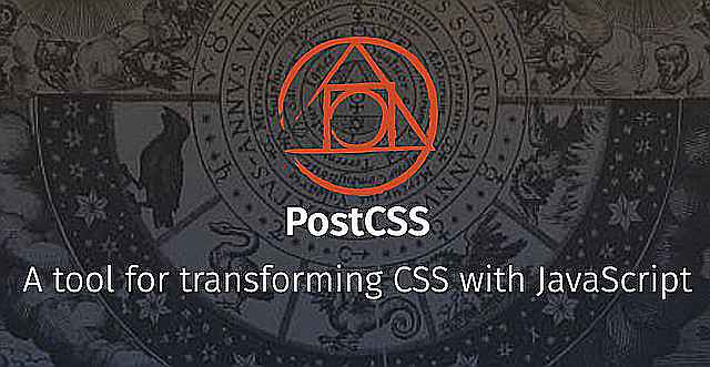 Menu principal pour l'application PostCSS