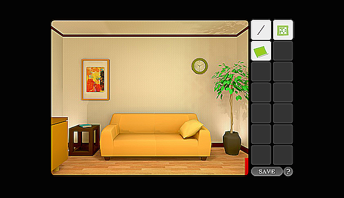 Une capture d'écran de l'un des neutre's games and its inventory system