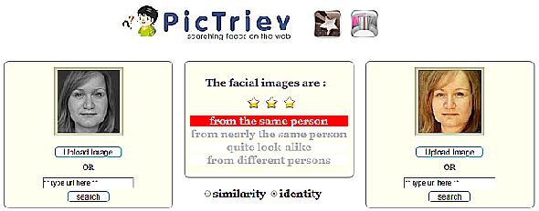 Match facial PicTriev