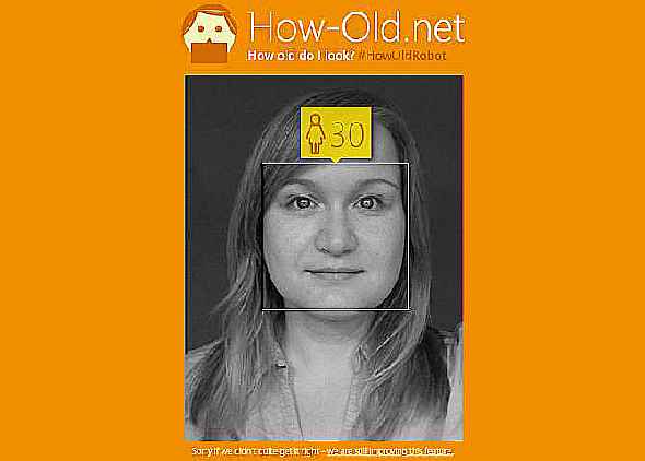 Une photo de profil avec une détection d'âge.