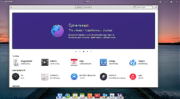OS élémentaire a un magasin d'applications dédié appelé AppCenter