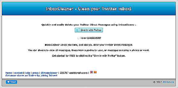 Inbox Cleaner Twitter