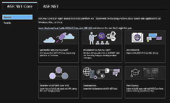 ASP.NET Core Framework pour le développement Web