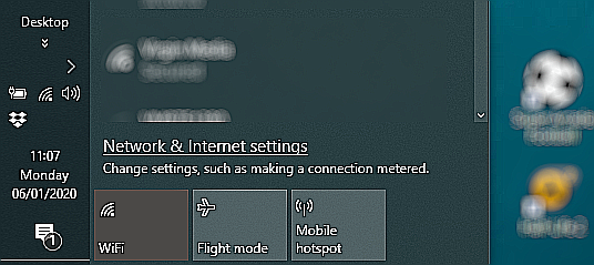Accédez aux paramètres réseau pour corriger"No internet, secured" error