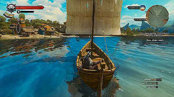 Witcher 3 bateau pour un voyage rapide