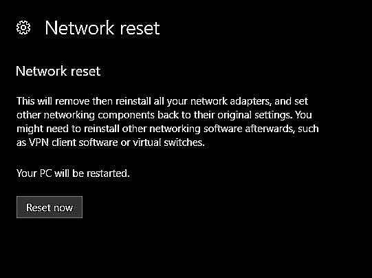 Réinitialisation du réseau Windows