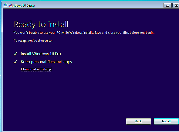 Outil multimédia prêt à installer Windows 10
