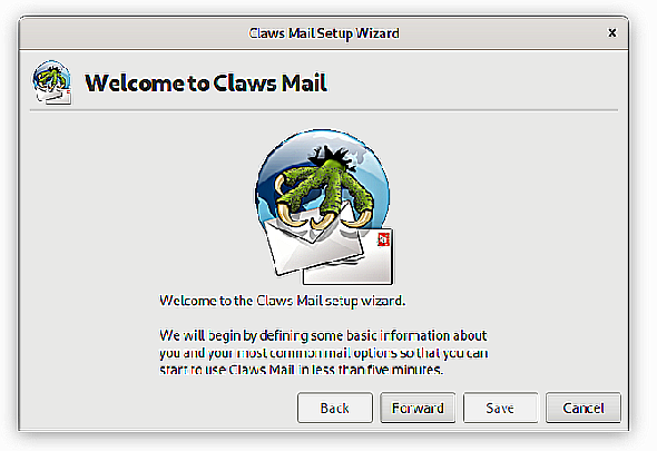 Client de messagerie Claws Mail sous Linux