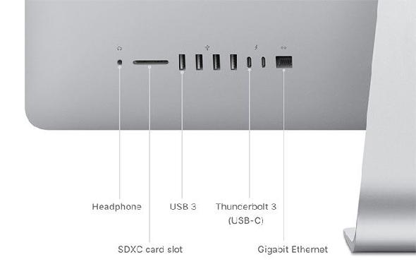 ports de connexion iMac