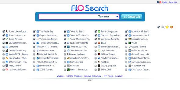 Moteur de recherche aio torrent