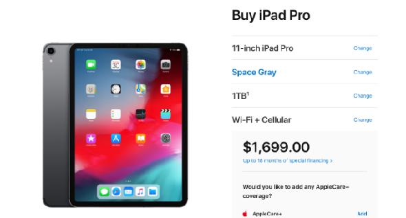 iPad Pro Prix