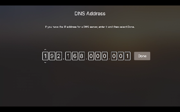 Netflix Apple TV Entrez DNS