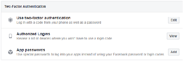 Comment configurer Facebook's two-factor authentication.