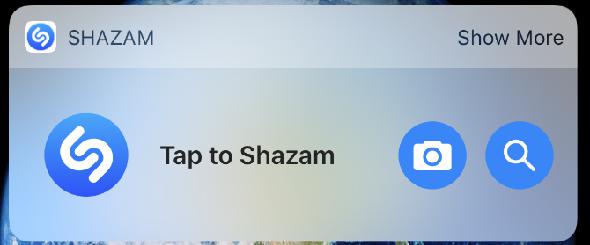 Widget Shazam