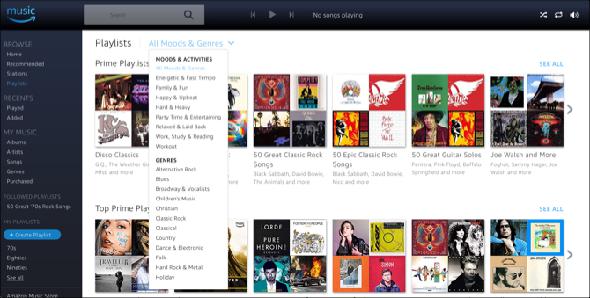 how to manage amazon music playlists