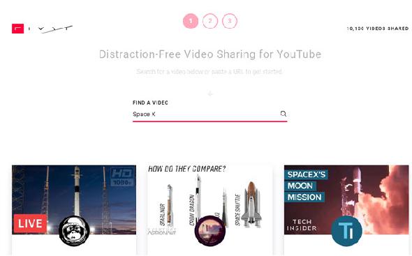 Partagez des vidéos YouTube sans distraction