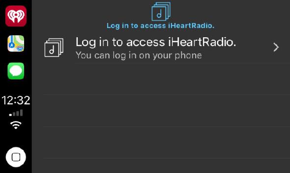 Apple CarPlay iHeartRadio