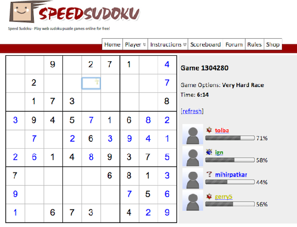 Capture d'écran de Sudoku rapide