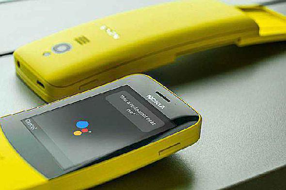 Nokia 8110 Google Assistant