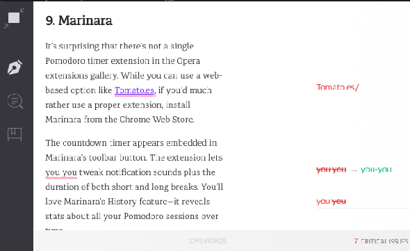 Extension Grammarly Chrome