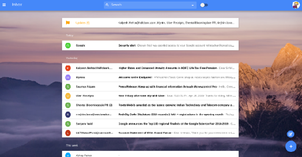 Darwin Mail ramène Inbox de Google pour Gmail