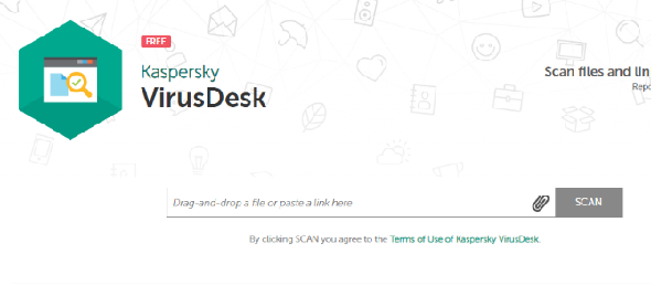 Vérifiez les liens douteux avec Kaspersky Virus Desk