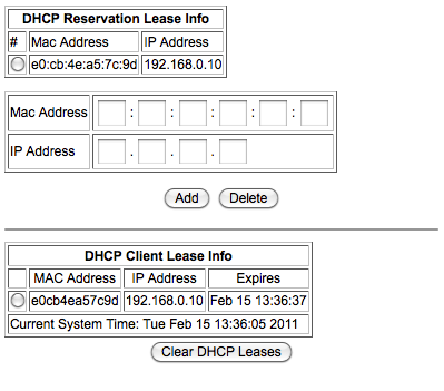 Adresse IP statique