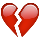 cœur brisé emoji émeute cœur brisé
