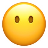 Emoticône Emoji sans voix