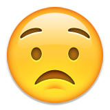 inquiet emoji émoticône