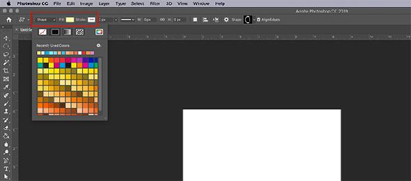 Comment faire un cadre photo numérique Remplissage et contour Photoshop