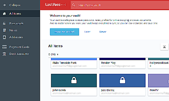 Gestionnaire de mot de passe LastPass