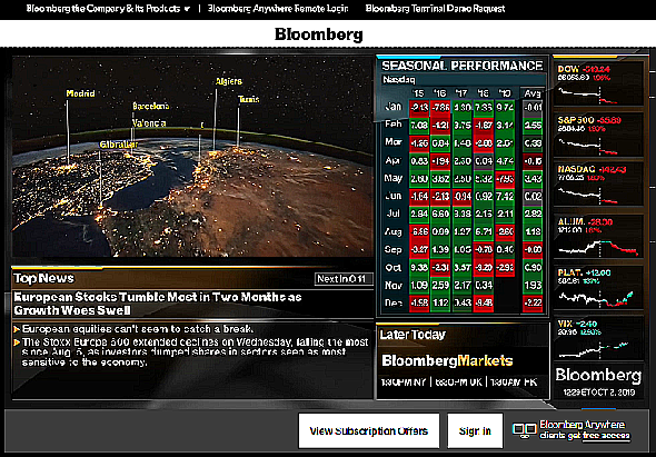 bloomberg tv en ligne gratuit