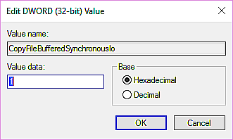 Modifier DWORD CopyFileBufferedSynchronousIo